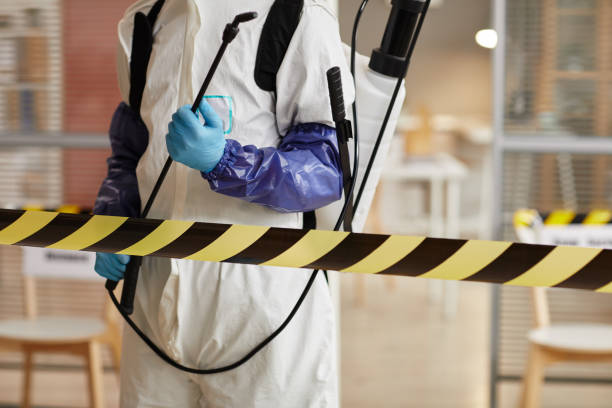 Professional Biohazard Cleanup technician working in Livingston, CA